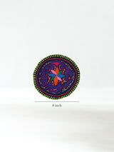 Shipibo Embroidery Cloth - Round Dimension | tx0180