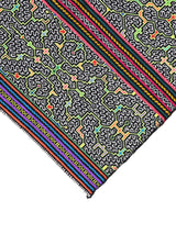 Shipibo Amazon Jungle Falda Cloth - Black 3 | tx0196