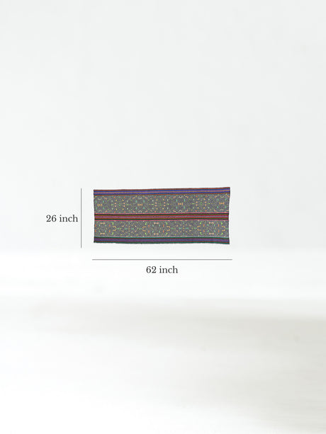 Shipibo Amazon Jungle Falda Cloth - Black Dimension | tx0196