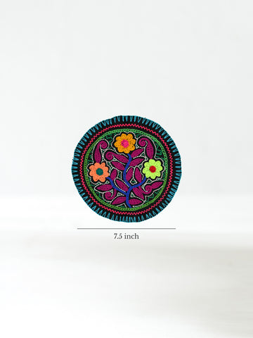 Shipibo Embroidery Cloth - Round