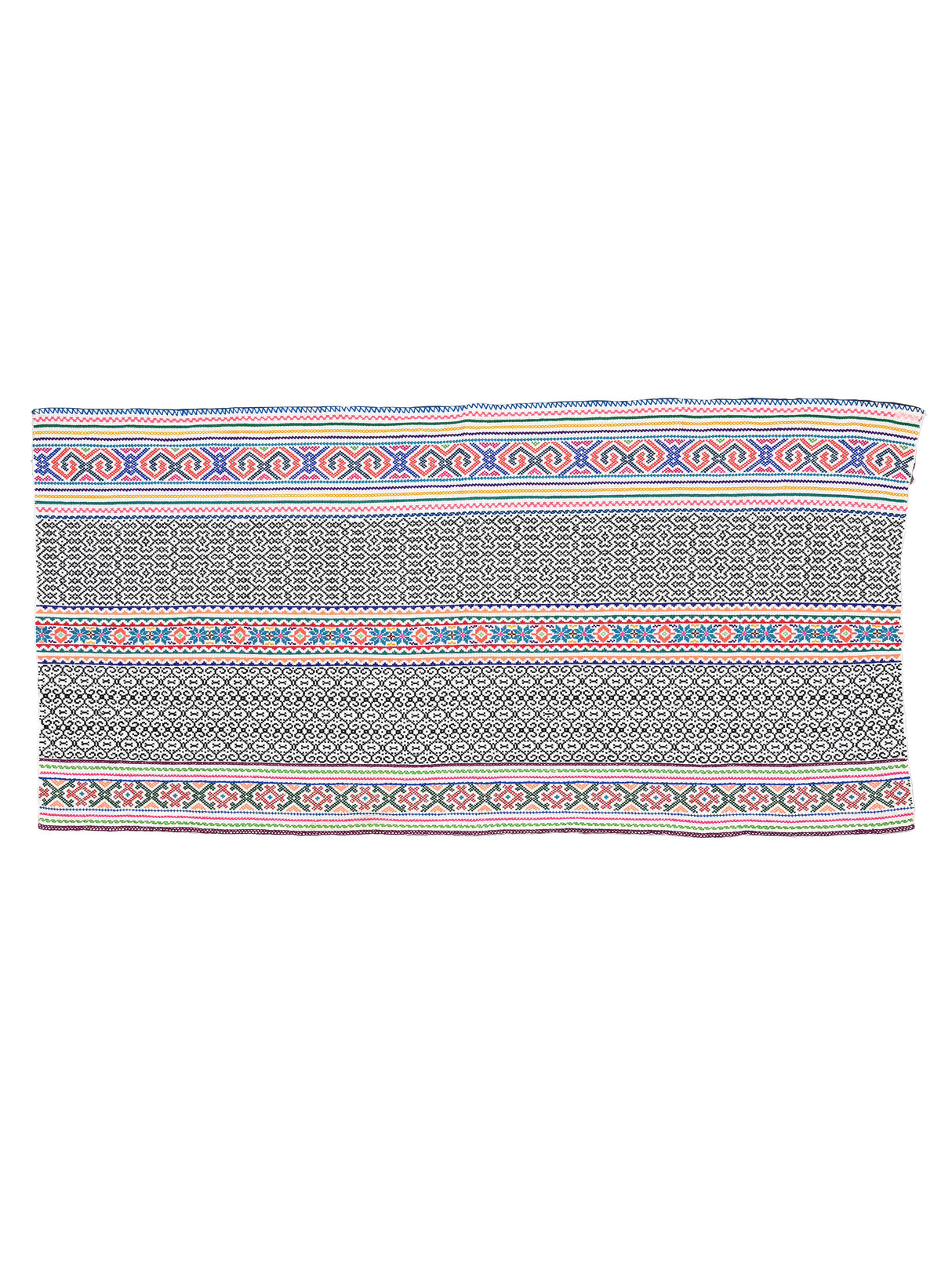 Shipibo Amazon Jungle Falda Cloth - White | tx0237