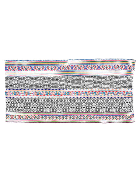 Shipibo Amazon Jungle Falda Cloth - White | tx0237