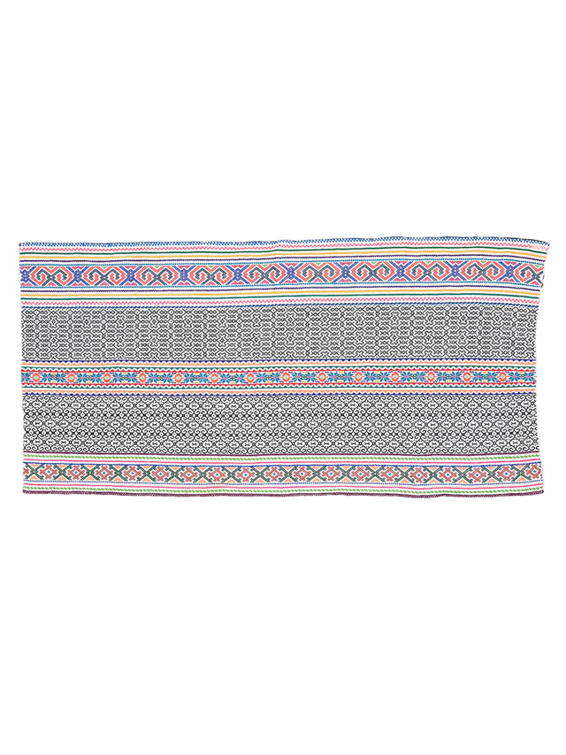 Shipibo Amazon Jungle Falda Cloth - White | tx0237