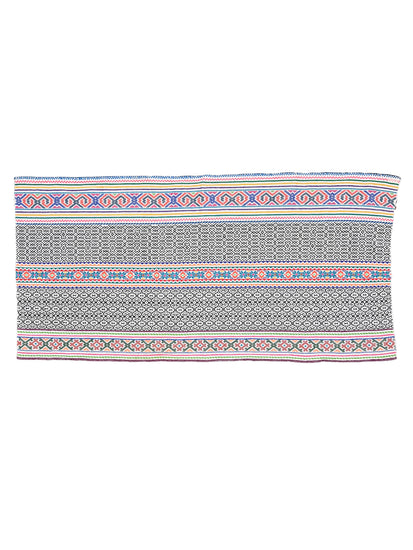 Shipibo Amazon Jungle Falda Cloth - White | tx0237