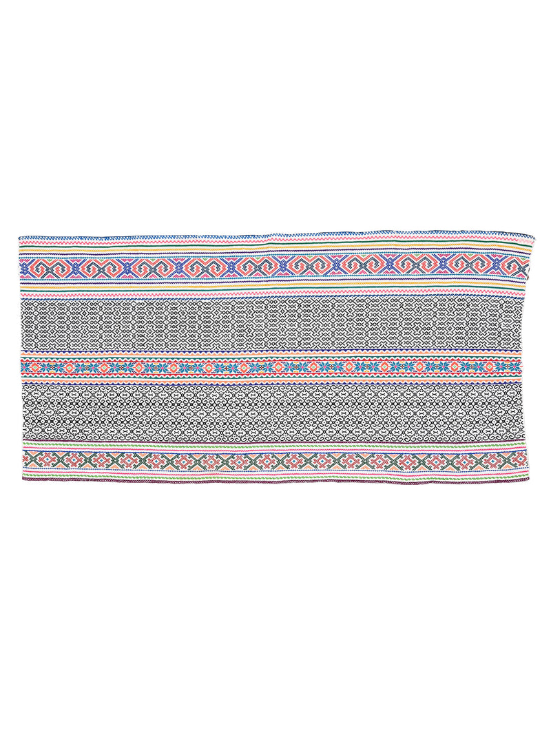 Shipibo Amazon Jungle Falda Cloth - White