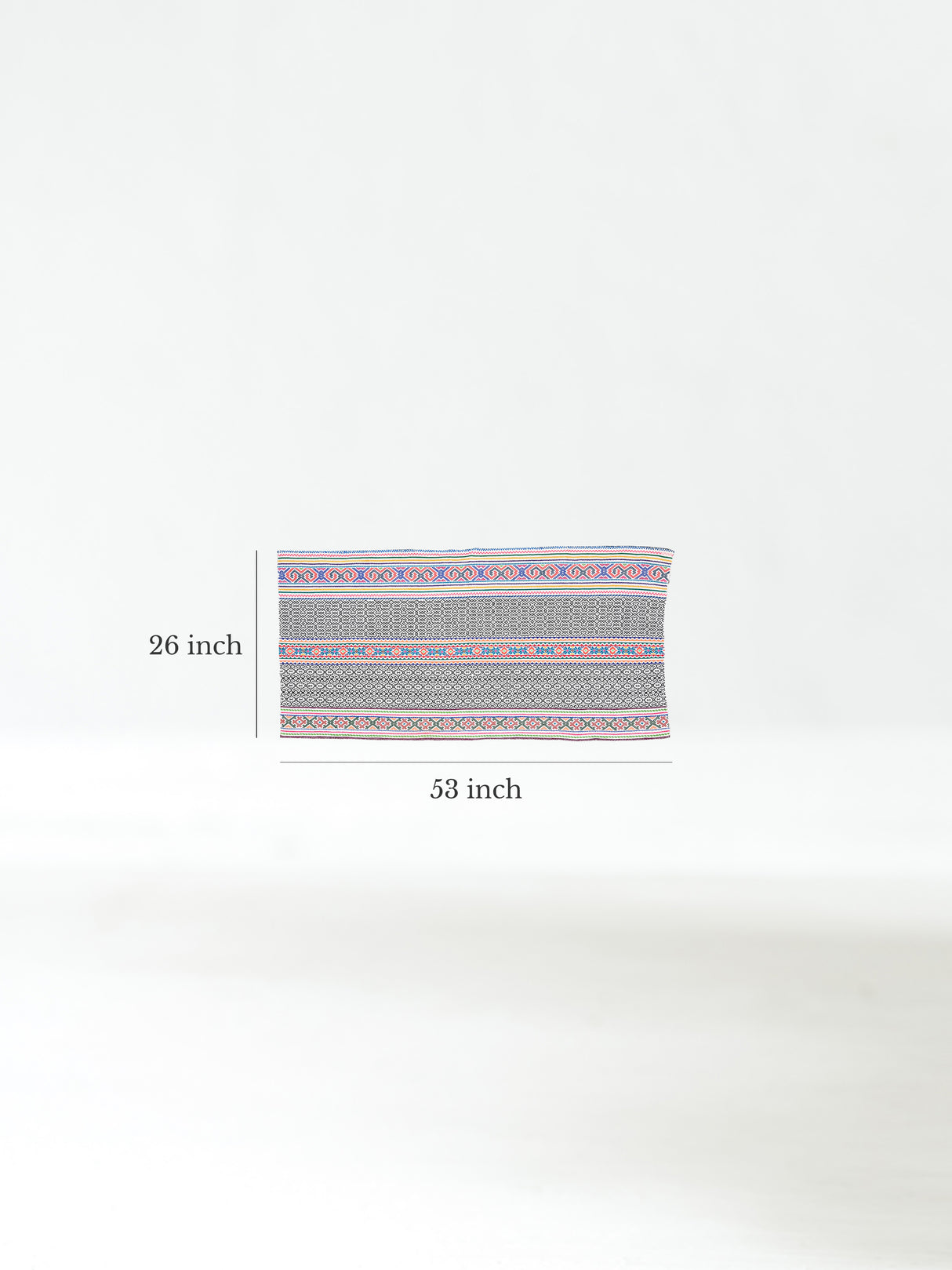 Shipibo Amazon Jungle Falda Cloth - White Dimension | tx0237