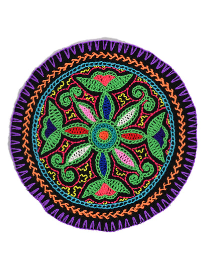 Shipibo Embroidery Cloth - Round | tx0238