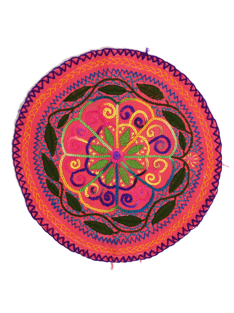 Shipibo Embroidery Cloth - Round