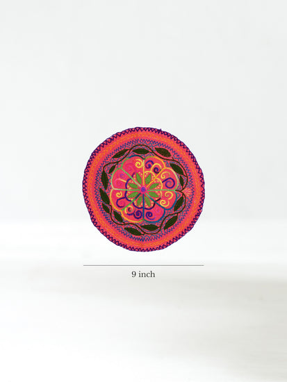 Shipibo Embroidery Cloth - Round | tx0239