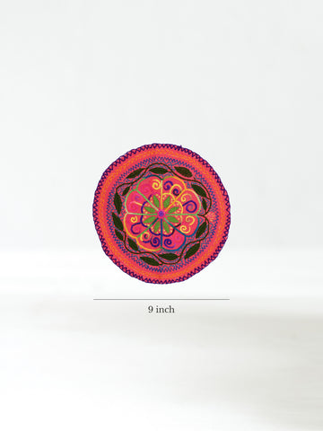 Shipibo Embroidery Cloth - Round