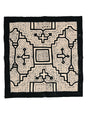 Shipibo Painted Cloth - White-Black 1 | tx0245
