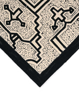 Shipibo Painted Cloth - White-Black 3 | tx0245