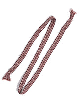 Watana Tie w/Beaded Trim - Berry-Cream 1 | tx0307-Berry-Cream
