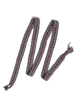 Watana Tie w/Beaded Trim 1 | tx0307-Blue-Berry