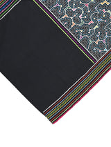 Shipibo Amazon Jungle Falda Cloth - Black 3 | tx0389