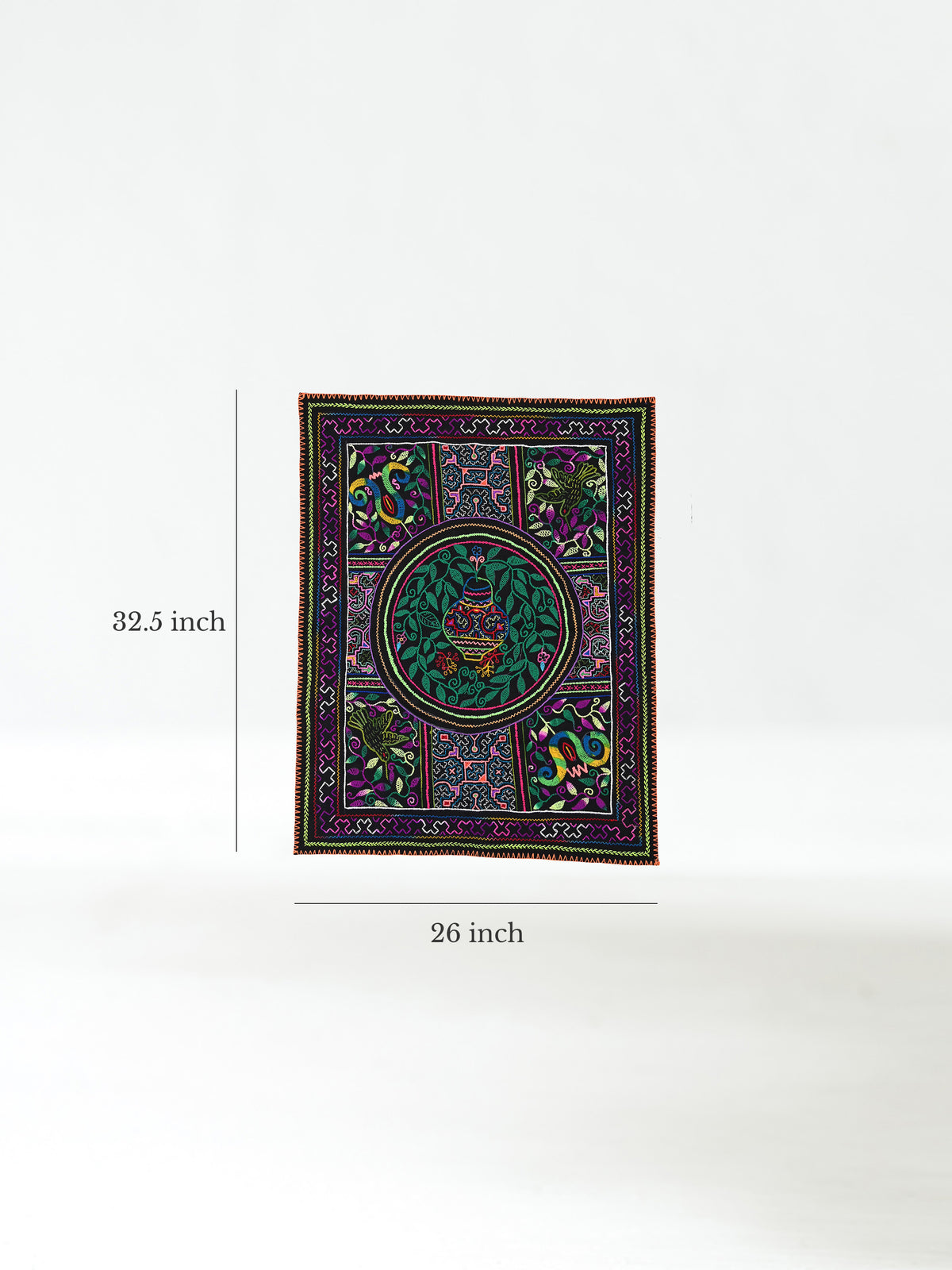 Shipibo Embroidery Cloth - Large Dimension | tx0430