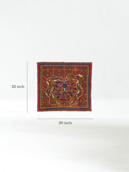 Shipibo Embroidery Cloth - Medium Dimension | tx0458