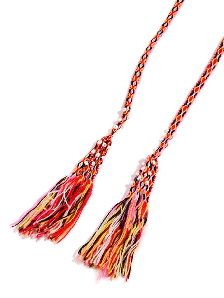 Watana Ties Narrow Beaded Ends Only 1  | tx0462