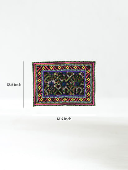 Shipibo Embroidery Cloth - Medium Dimension | tx0470