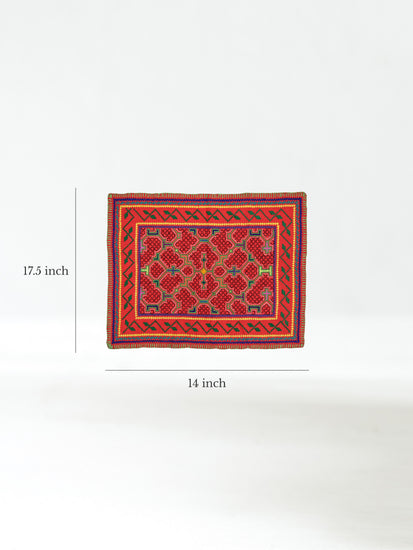 Shipibo Embroidery Cloth - Medium Dimension | tx0472
