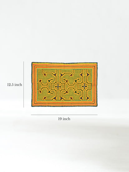 Shipibo Embroidery Cloth - Medium Dimension | tx0473