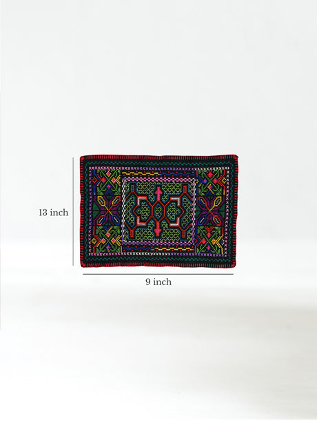 Shipibo Embroidery Cloth - Medium Dimension | tx0529