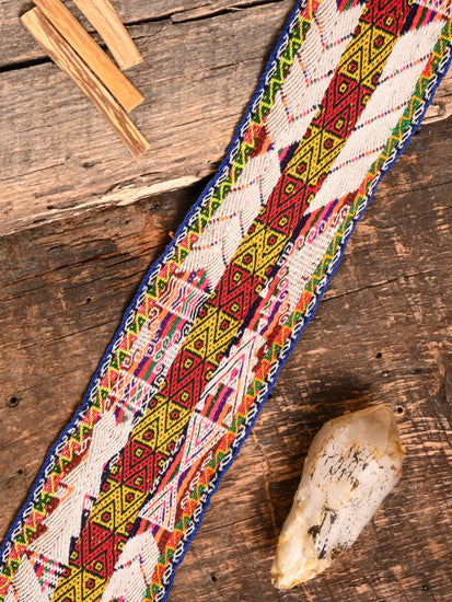 Peruvian Andean Handwoven Chumpi Belt LS- tx0531