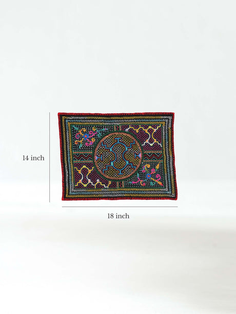 Shipibo Embroidery Cloth - Medium Dimension | tx0544