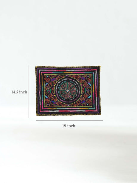 Shipibo Embroidery Cloth - Medium Dimension | tx0545