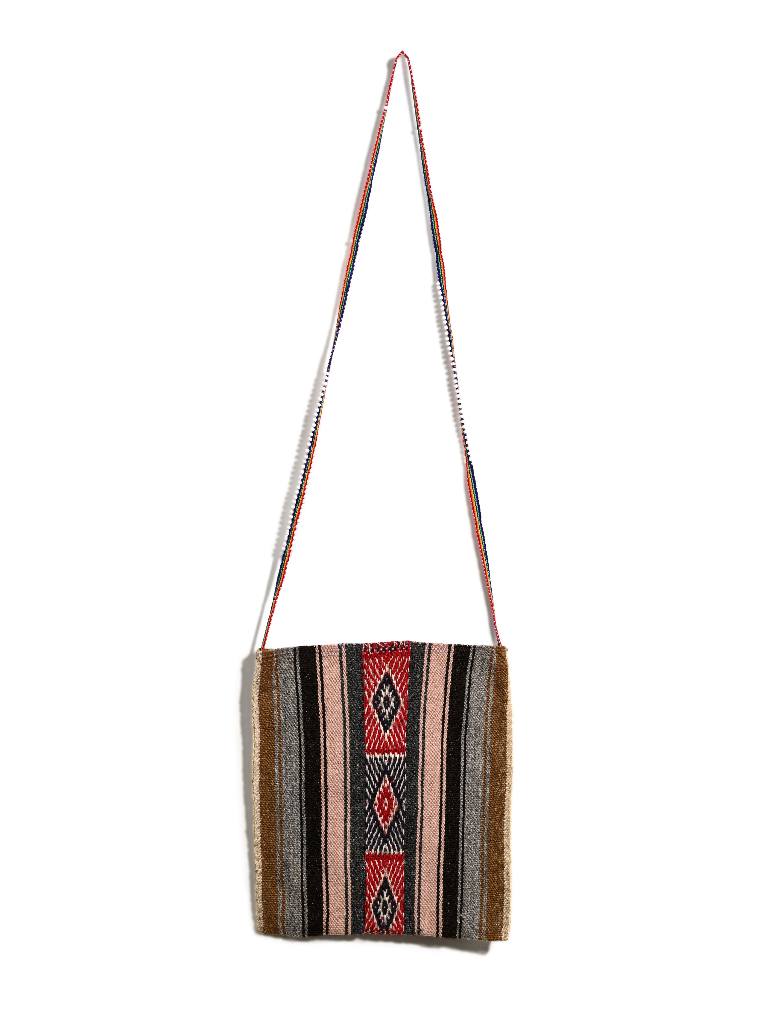 古布　木綿　刺子　 襤褸　155×153.5 Q'ero Chuspa Coca Leaf Bag w/ Strap – Shamans Market
