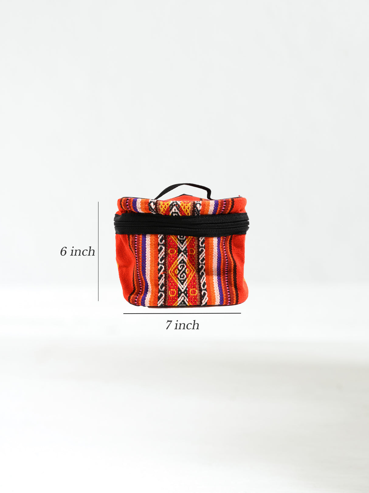Peruvian Zipper Bag Carrying Case Dimension | txb0060