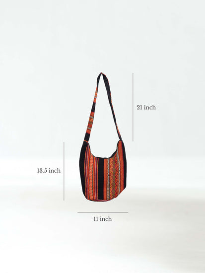 Chincheros Sling Shoulder Bag Dimension | txb0227