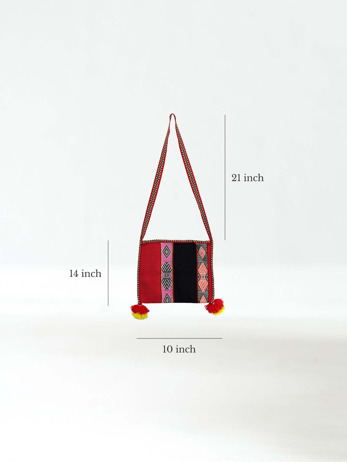 Q'ero Ch'uspa Coca Leaf Bag Dimension | txb0232
