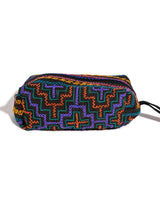Shipibo Embroidered Cube Zipper Pouch