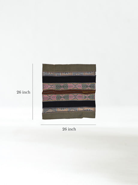 Q'ero Andean Lliklla Mestana Cloth - Half Inti/Inkarri Dimension | txm0074