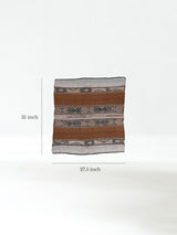 Q'ero Andean Lliklla Mestana Cloth - Inkarri/Half Inti Dimension | txm0121
