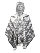 Hooded Artisan Andean Poncho - Puno