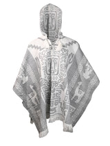 Hooded Artisan Andean Poncho - Puno