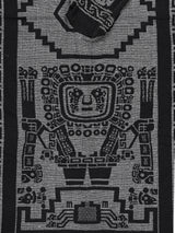 Hooded Artisan Andean Poncho - Puno 1 | txp0105-Black