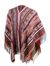 Alpaca Acrylic Blend Poncho | txp0128