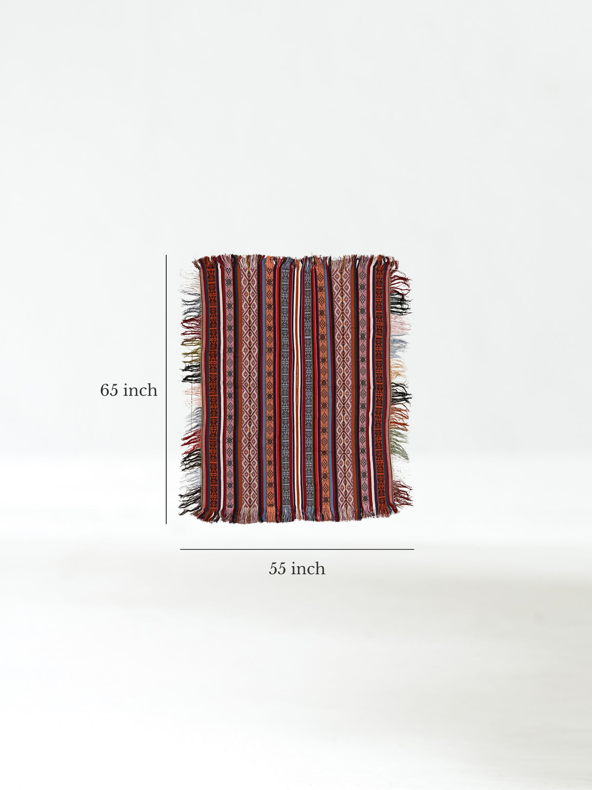 Alpaca Acrylic Blend Poncho Dimension | txp0128