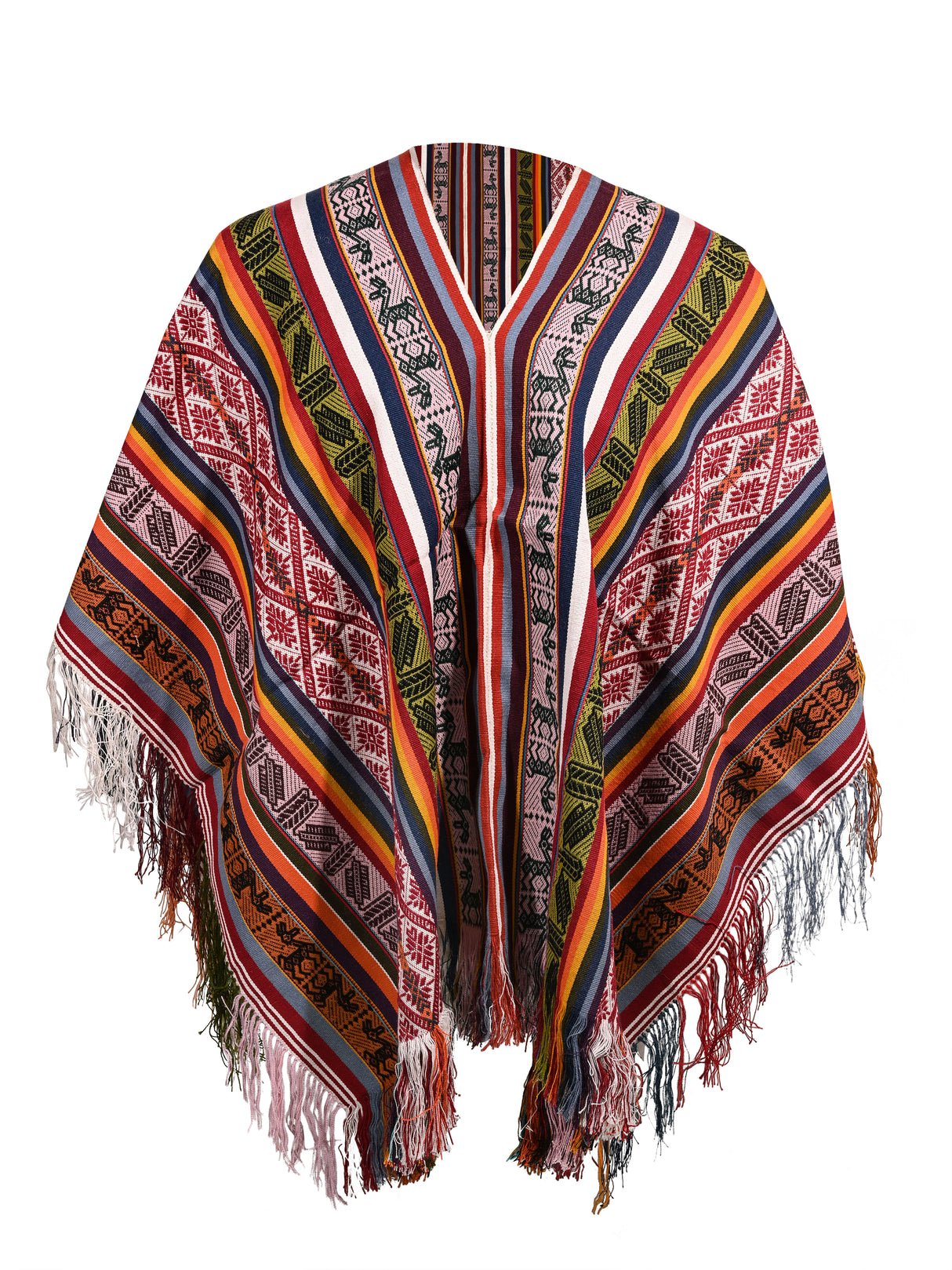 Alpaca Acrylic Blend Poncho 2 | txp0157