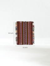 Alpaca Acrylic Blend Poncho Dimension | txp0157