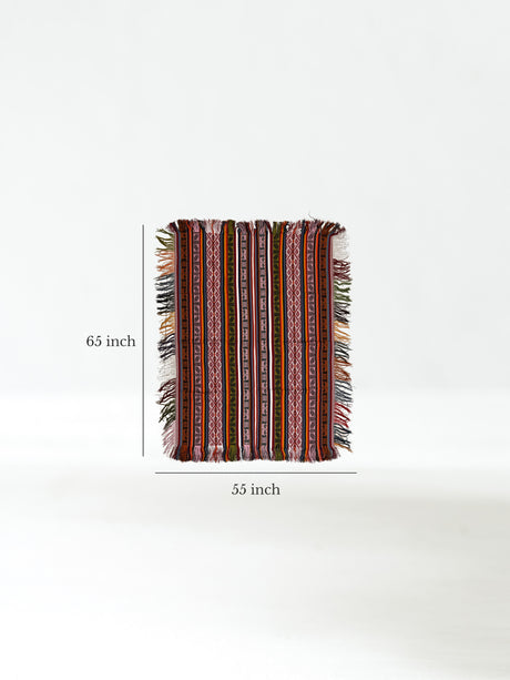 Alpaca Acrylic Blend Poncho Dimension | txp0157