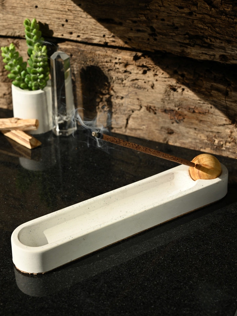 Olso Concrete Stick Incense Burner