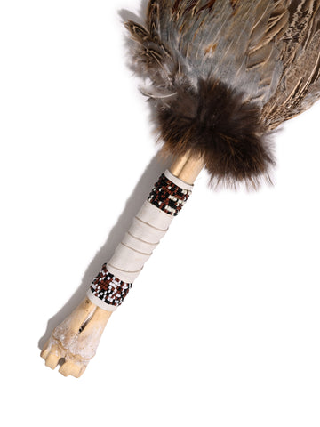 2NDS/DISCOUNTED: Spirit Prayer Fan with Bone Handle