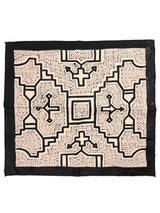 2NDS/DISCOUNTED Shipibo Painted Cloth - White-Black