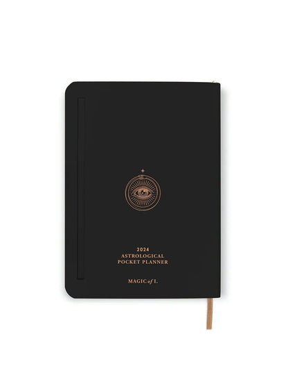 2024 Mini Astrological Pocket Planner - Preorder - bj010-black