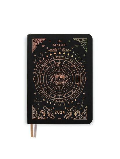 2024 Mini Astrological Pocket Planner - Preorder - bj010-black