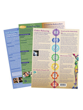Tuning Fork Treatment Chart - 3 Pack - otc4